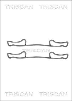 Triscan 8105 101601 - Kit d'accessoires, plaquette de frein à disque cwaw.fr