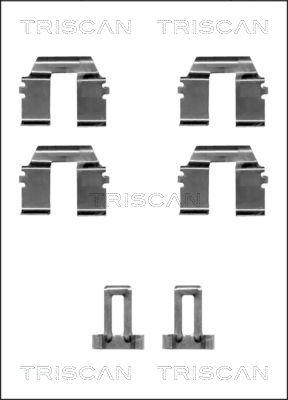 Triscan 8105 101616 - Kit d'accessoires, plaquette de frein à disque cwaw.fr