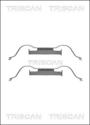 Triscan 8105 101626 - Kit d'accessoires, plaquette de frein à disque cwaw.fr