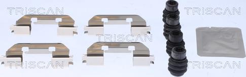 Triscan 8105 101672 - Kit d'accessoires, plaquette de frein à disque cwaw.fr