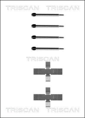 Triscan 8105 101288 - Kit d'accessoires, plaquette de frein à disque cwaw.fr