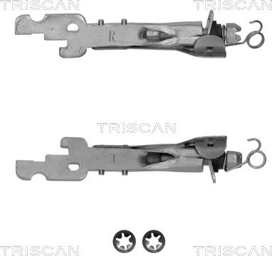 Triscan 8105 103002 - Kit de régleurs, frein à tambour cwaw.fr