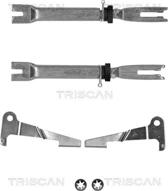 Triscan 8105 103011 - Kit de régleurs, frein à tambour cwaw.fr