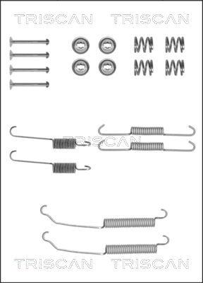 Triscan 8105 102564 - Kit d'accessoires, mâchoire de frein cwaw.fr