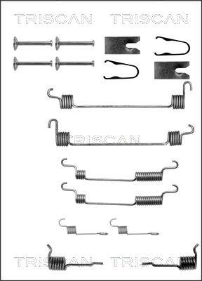 Triscan 8105 102584 - Kit d'accessoires, mâchoire de frein cwaw.fr