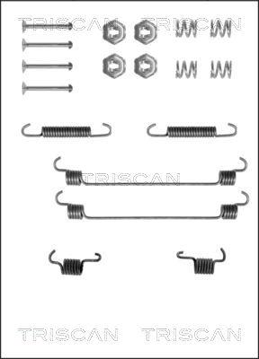 Triscan 8105 102525 - Kit d'accessoires, mâchoire de frein cwaw.fr