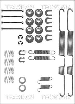 Triscan 8105 102571 - Kit d'accessoires, mâchoire de frein cwaw.fr