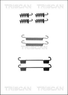 Triscan 8105 102605 - Kit d'accessoires, mâchoires de frein de stationnement cwaw.fr