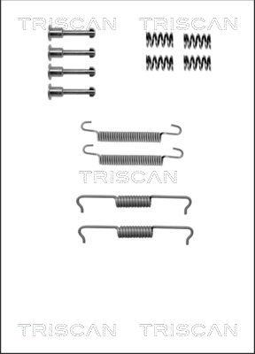 Triscan 8105 102602 - Kit d'accessoires, mâchoires de frein de stationnement cwaw.fr