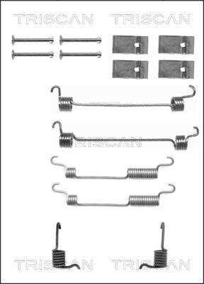 Triscan 8105 102610 - Kit d'accessoires, mâchoire de frein cwaw.fr