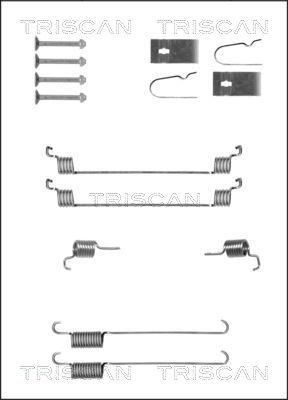 Triscan 8105 102617 - Kit d'accessoires, mâchoire de frein cwaw.fr