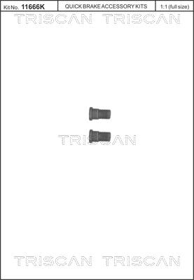 Triscan 8105116007 - Kit de vis, disque de frein cwaw.fr