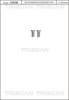 Triscan 8105 116013 - Kit de vis, disque de frein cwaw.fr