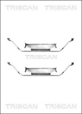 Triscan 8105 111571 - Kit d'accessoires, plaquette de frein à disque cwaw.fr