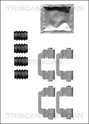 Triscan 8105 111626 - Kit d'accessoires, plaquette de frein à disque cwaw.fr