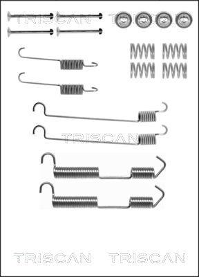 Triscan 8105 112514 - Kit d'accessoires, mâchoire de frein cwaw.fr