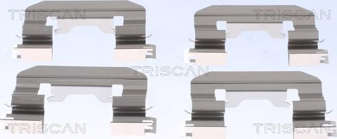 Triscan 8105 181017 - Kit d'accessoires, plaquette de frein à disque cwaw.fr