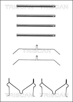 Triscan 8105 131598 - Kit d'accessoires, plaquette de frein à disque cwaw.fr