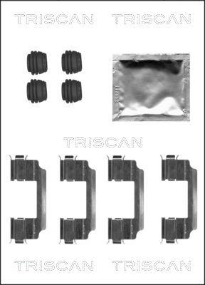 Triscan 8105 131646 - Kit d'accessoires, plaquette de frein à disque cwaw.fr