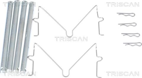 Triscan 8105 131648 - Kit d'accessoires, plaquette de frein à disque cwaw.fr