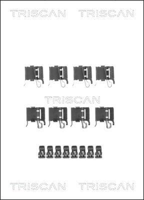 Triscan 8105 131642 - Kit d'accessoires, plaquette de frein à disque cwaw.fr