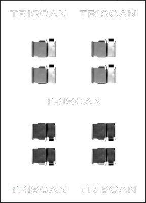 Triscan 8105 131620 - Kit d'accessoires, plaquette de frein à disque cwaw.fr