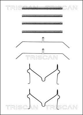 Triscan 8105 131621 - Kit d'accessoires, plaquette de frein à disque cwaw.fr