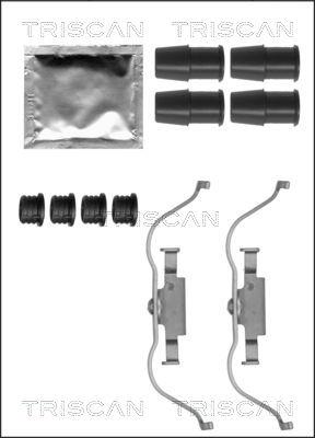 Triscan 8105 171601 - Kit d'accessoires, plaquette de frein à disque cwaw.fr