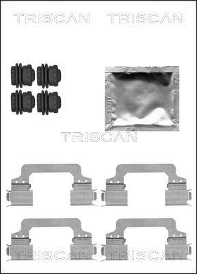 Triscan 8105 171602 - Kit d'accessoires, plaquette de frein à disque cwaw.fr