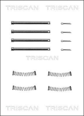 Triscan 8105 171004 - Kit d'accessoires, plaquette de frein à disque cwaw.fr