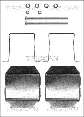 Triscan 8105 381611 - Kit d'accessoires, plaquette de frein à disque cwaw.fr