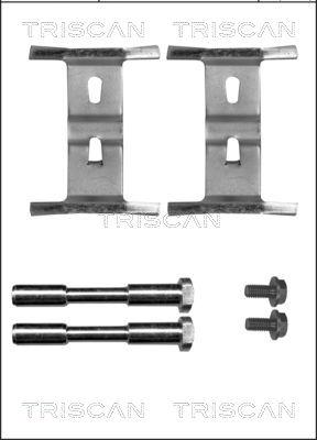 Triscan 8105 291604 - Kit d'accessoires, plaquette de frein à disque cwaw.fr