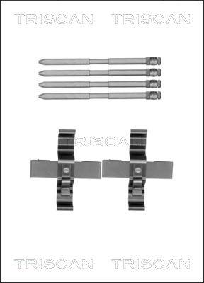 Triscan 8105 291615 - Kit d'accessoires, plaquette de frein à disque cwaw.fr