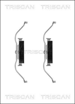 Triscan 8105 291612 - Kit d'accessoires, plaquette de frein à disque cwaw.fr