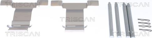 Triscan 8105 291621 - Kit d'accessoires, plaquette de frein à disque cwaw.fr