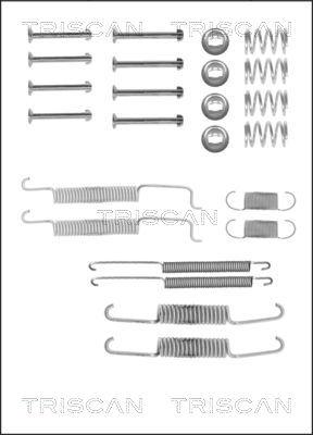 Triscan 8105 292421 - Kit d'accessoires, mâchoire de frein cwaw.fr