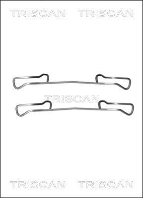 Triscan 8105 241587 - Kit d'accessoires, plaquette de frein à disque cwaw.fr