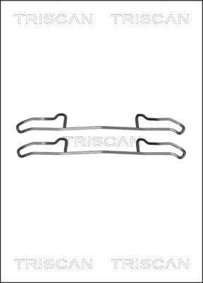 Triscan 8105 241536 - Kit d'accessoires, plaquette de frein à disque cwaw.fr