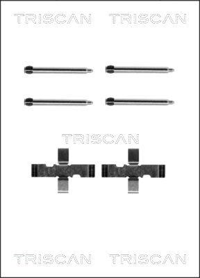 Triscan 8105 241538 - Kit d'accessoires, plaquette de frein à disque cwaw.fr