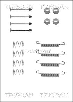 Triscan 8105 242562 - Kit d'accessoires, mâchoires de frein de stationnement cwaw.fr