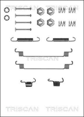 Triscan 8105 252519 - Kit d'accessoires, mâchoire de frein cwaw.fr