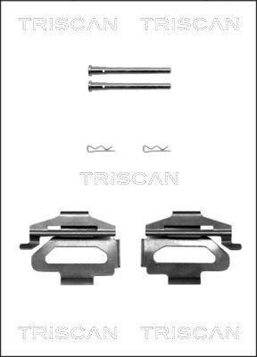 Triscan 8105 281593 - Kit d'accessoires, plaquette de frein à disque cwaw.fr