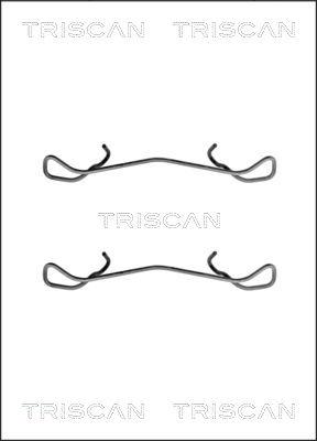 Triscan 8105 281592 - Kit d'accessoires, plaquette de frein à disque cwaw.fr