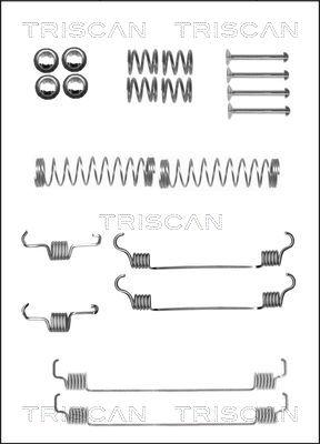 Triscan 8105 282570 - Kit d'accessoires, mâchoire de frein cwaw.fr