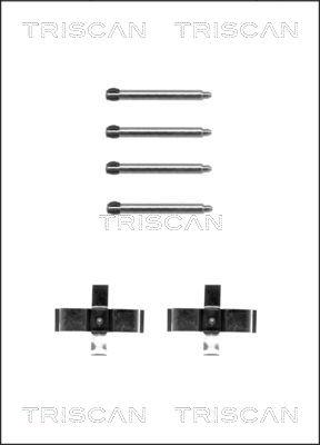 Triscan 8105 231581 - Kit d'accessoires, plaquette de frein à disque cwaw.fr