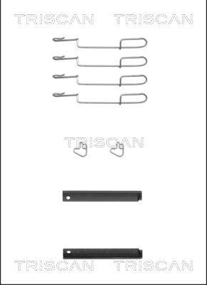 Triscan 8105 231587 - Kit d'accessoires, plaquette de frein à disque cwaw.fr