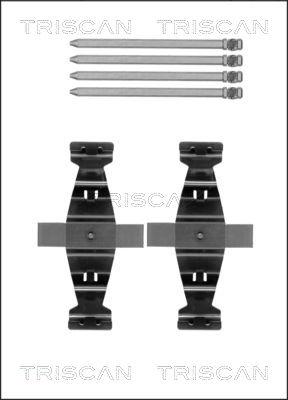 Triscan 8105 231609 - Kit d'accessoires, plaquette de frein à disque cwaw.fr