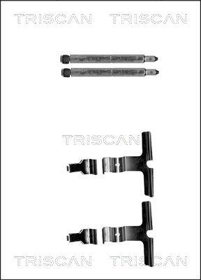 Triscan 8105 231600 - Kit d'accessoires, plaquette de frein à disque cwaw.fr