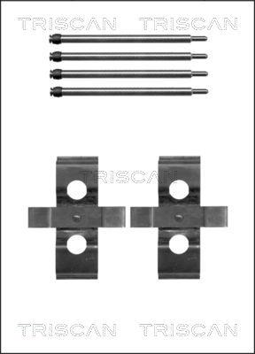 Triscan 8105 231601 - Kit d'accessoires, plaquette de frein à disque cwaw.fr