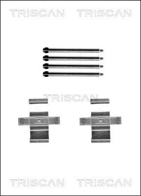 Triscan 8105 231607 - Kit d'accessoires, plaquette de frein à disque cwaw.fr